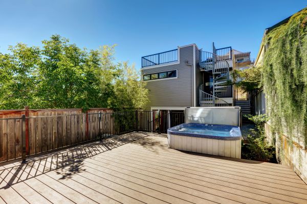 Cost of Hot Tub Deck Installation in Camas