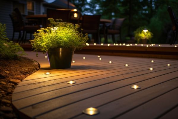 Ground Level Deck Construction in Camas